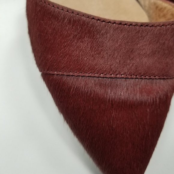 Madewell Ponyhair D'Orsay Flats Sz 6 1/2 Two Tone - Picture 4 of 8